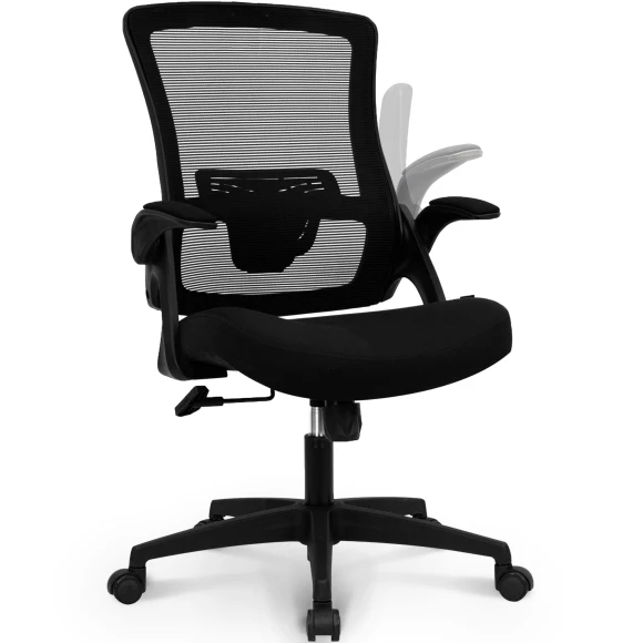 Office Chair Gaming Desk Computer Mesh Ergonomic Chair with Flip-up Arms Comfy Lumbar Support Adjustable Height Rolling... — Smart Chairs, NEO CHAIR