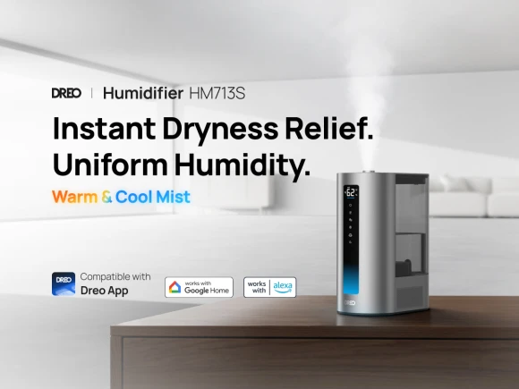 Bundle of Smart Humidifier and Demineralization Cartridge 3-Pack — Humidifier, Dreo