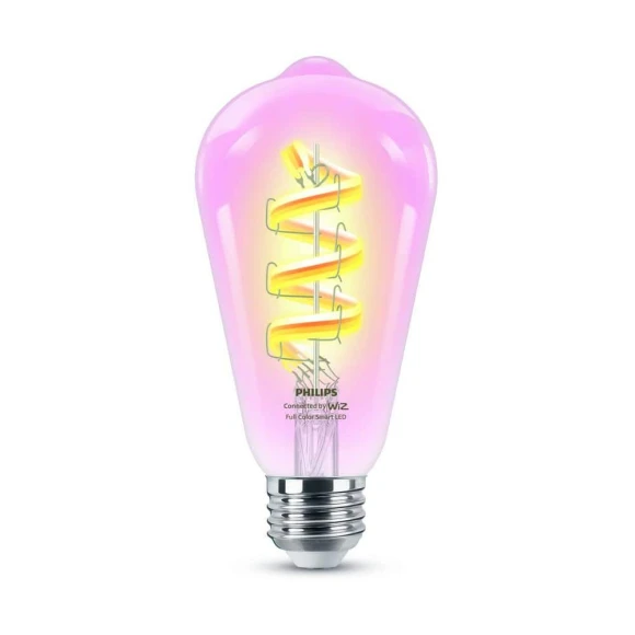 Connected Color ST19 Filament Smart Bulb — Smart Light Bulb, WiZ Connected