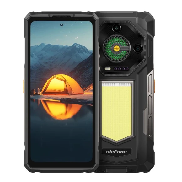 Rugged Smartphone, Black, 12GB RAM + 512GB Storage — Smartphones, Ulefone