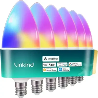 Smart Bulbs, E12 LED Bulb — Smart Light Bulb, Linkind