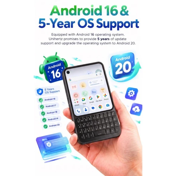 Titan 2 Elite QWERTY Physical Keyboard Phone — Smartphones, Unihertz