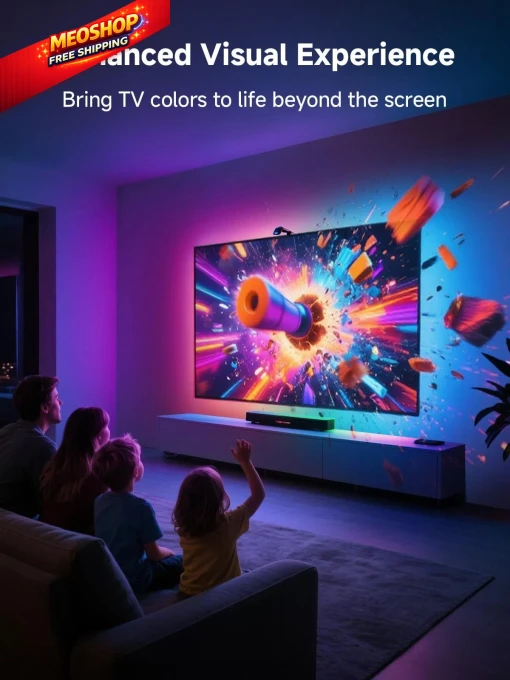 TV LED Backlight Sync to Screen — LED Strip Lights, KANTUTOE
