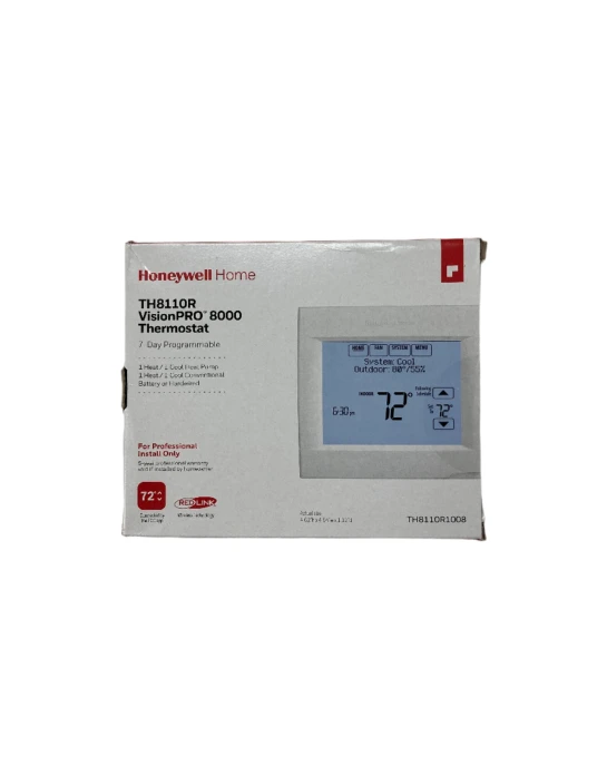 Vision Pro 8000 Touch Screen Single Stage Thermostat — Smart Thermostat, Honeywell