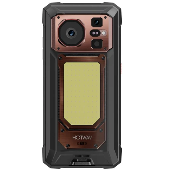 Rugged Phone, 6GB RAM + 256GB Storage, Bronze — Smartphones, HOTWAV