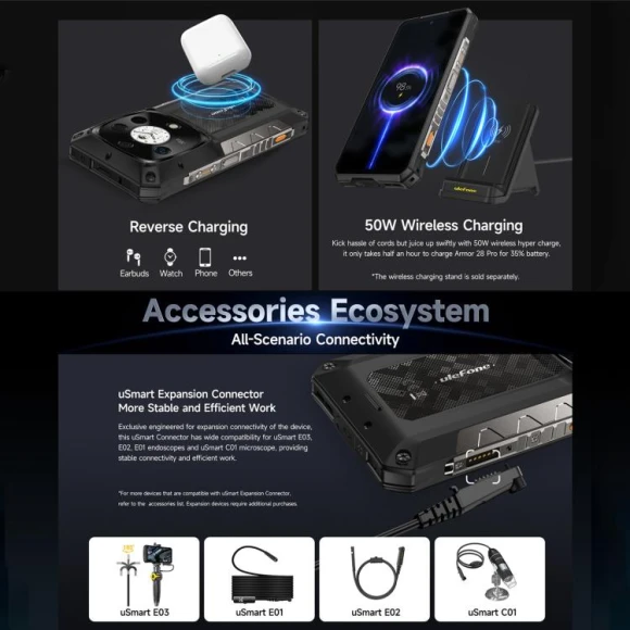 Rugged phone, Black — Smartphones, Ulefone