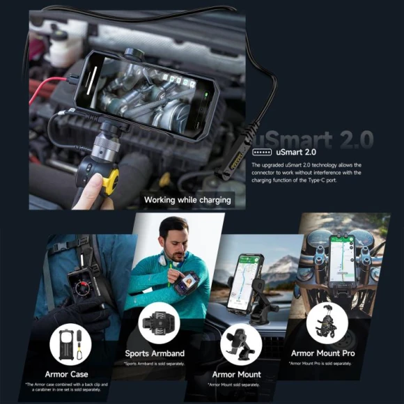 Rugged phone, Black — Smartphones, Ulefone