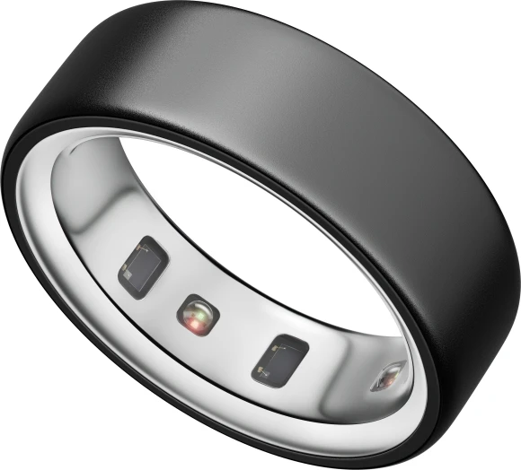 Smart Ring 4, Matte Black, Size 09 (19) — Smart Ring, Oura