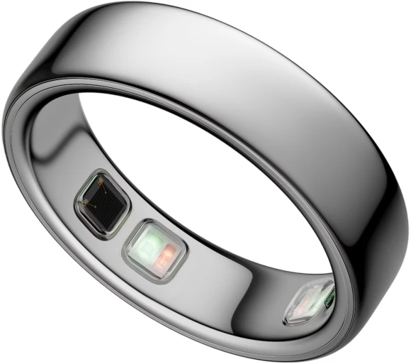 Smart Ring, Size 10 (19,8), Silver — Smart Ring, Oura
