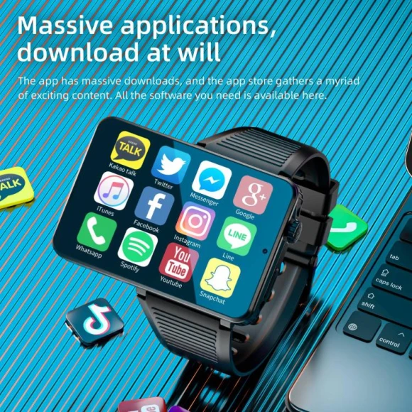 APPLLP 9 MAX Smart Watch, Black — Smart Watch, LOKMAT