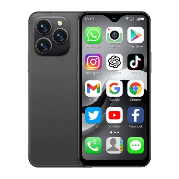 F9 Max mobile phone, 6GB RAM, 128GB ROM, Black — Smartphones, SOYES