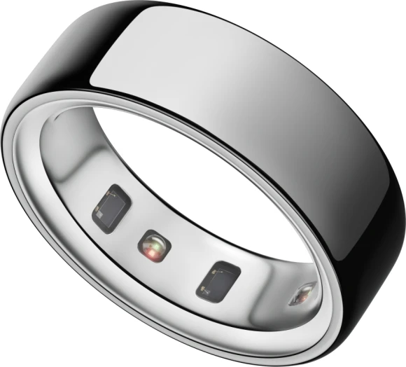 Smart Ring 4, Silver, Size 15 (23,9) — Smart Ring, Oura