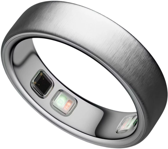Smart Ring, Matte Silver, Size 09 (19) — Smart Ring, Oura