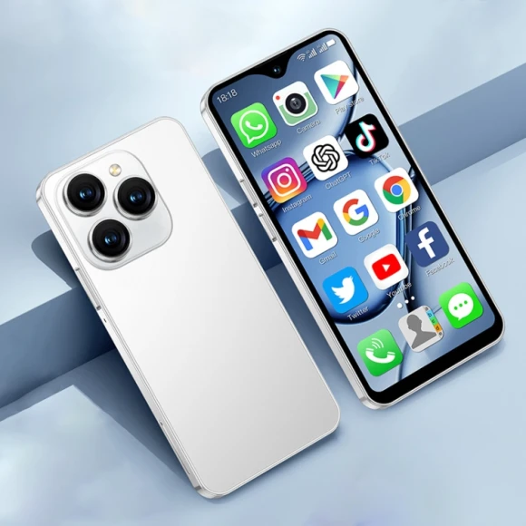 XS18 Pro Max smartphone, White, 2GB RAM + 16GB ROM — Smartphones, SOYES