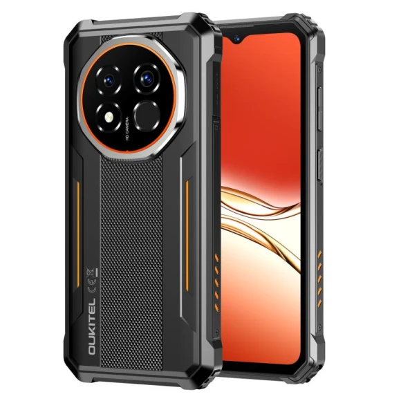 Rugged Phone, Orange, 4GB RAM + 64GB ROM — Smartphones, OUKITEL