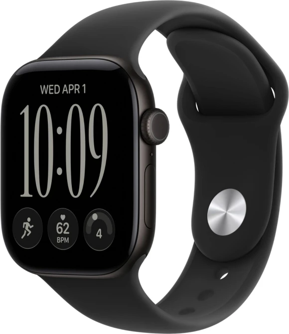 Smartwatch, 42 mm, Black, Black Sport Band, S/M — Smart Watch, Apple
