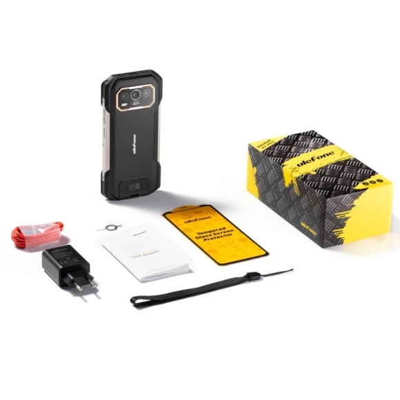 Rugged Phone, Black, 12GB+256GB — Smartphones, Ulefone