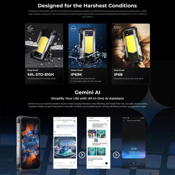 Rugged Phone — Smartphones, OUKITEL