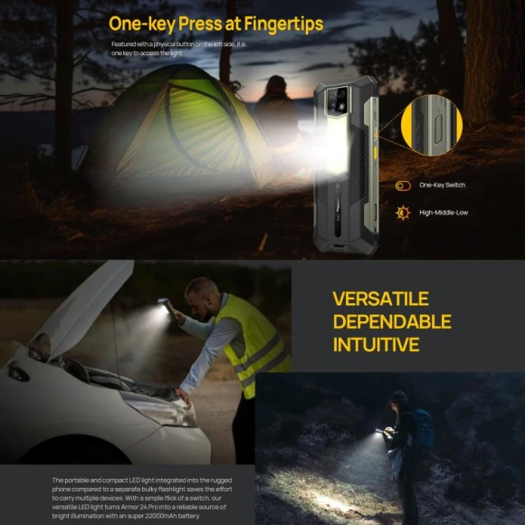 Rugged smartphone, 12GB RAM + 256GB storage — Smartphones, Ulefone