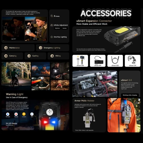 Rugged Smartphone, 16GB RAM + 1TB Storage — Smartphones, Ulefone