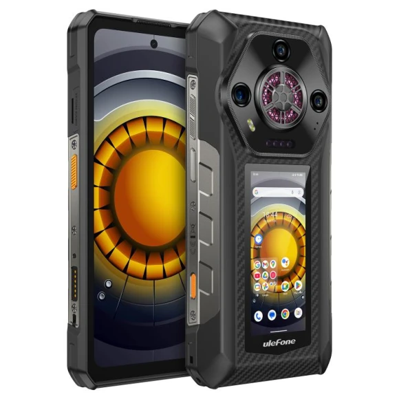 Rugged smartphone, 16GB RAM + 512GB storage, Black — Smartphones, Ulefone
