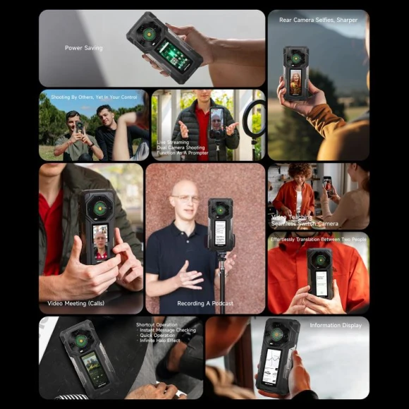 Rugged smartphone, Black, 512GB — Smartphones, Ulefone
