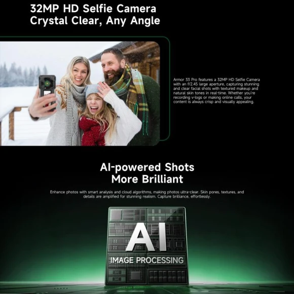 Rugged smartphone, Black, 512GB — Smartphones, Ulefone