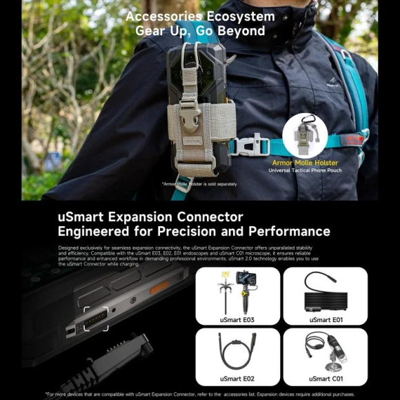 Rugged smartphone, Black, 512GB — Smartphones, Ulefone