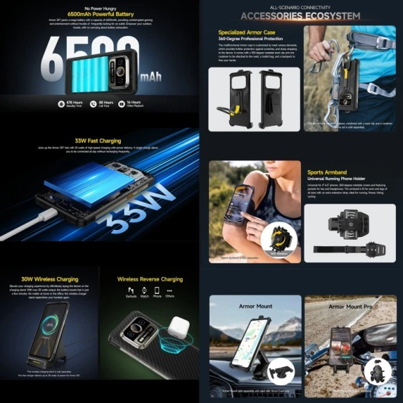 Rugged smartphone, Black — Smartphones, Ulefone