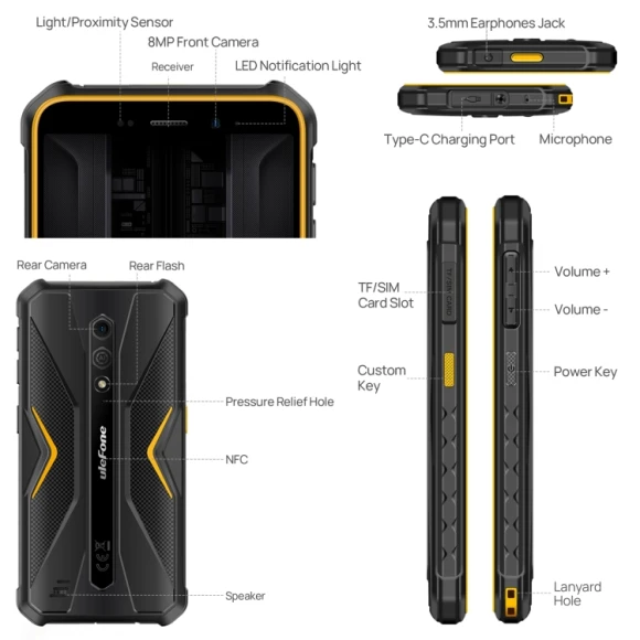 Rugged smartphone — Smartphones, Ulefone
