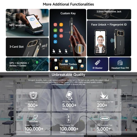 Rugged Smartphone — Smartphones, Ulefone