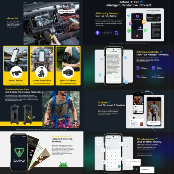 Rugged smartphone — Smartphones, Ulefone
