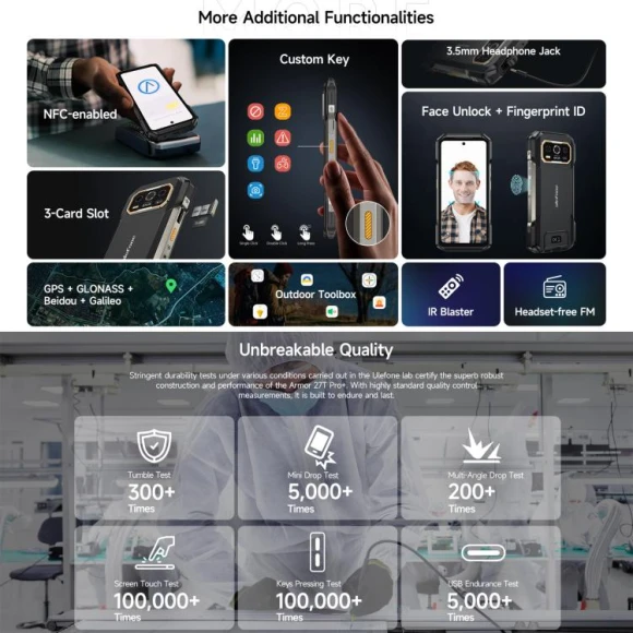 Rugged smartphone — Smartphones, Ulefone