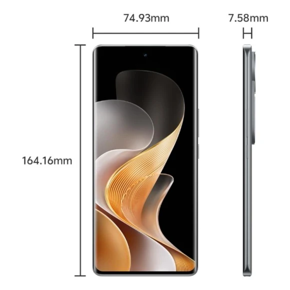 S19 Pro 6.78-inch smartphone, 16GB RAM + 256GB storage, Grey — Smartphones, VIVO