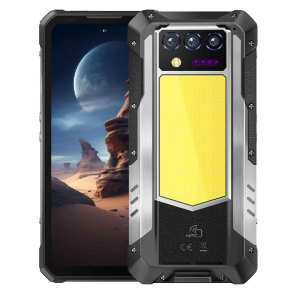 Rugged Projector Phone, 12GB RAM + 512GB ROM, Black — Smartphones, OUKITEL