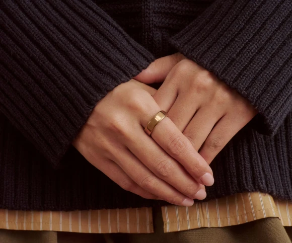 Smart Ring, Size 07 (17.3), Rose Gold — Smart Ring, Oura