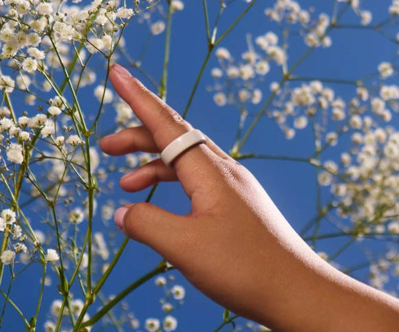 Smart Ring, Size 12 (21,4), Cloud — Smart Ring, Oura