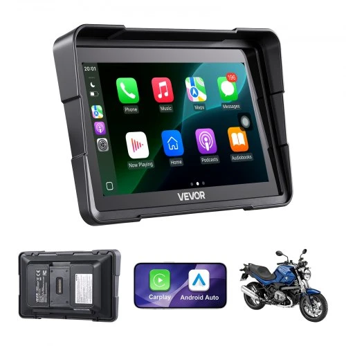 7-Inch Motorcycle CarPlay System for BMW Motorcycles — Car Infotainment System, VEVOR