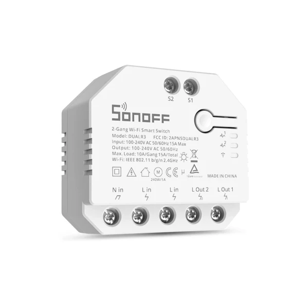 Wi-Fi dual relay switch module — Smart Switch, Sonoff