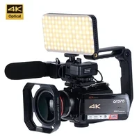 4K Camcorder with 12X Optical Zoom and Built-in Wi-Fi — Digital Cameras & Camcorders, Ordro