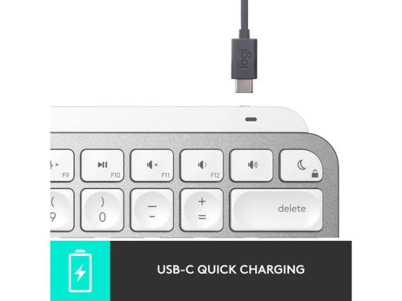 Wireless keyboard, compact design, Pale Gray — Bluetooth Keyboard, Logitech