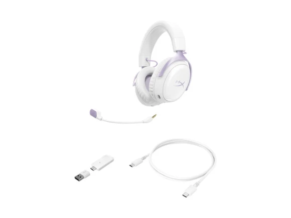 Lavender Wireless Gaming Headset — Wireless Earbuds, HyperX