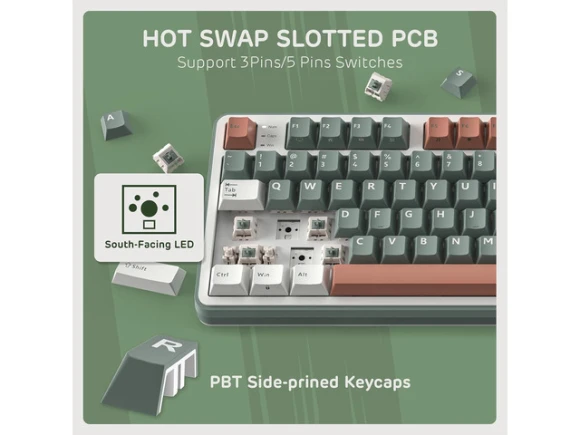 96% Mechanical Keyboard — Bluetooth Keyboard, RK ROYAL KLUDGE