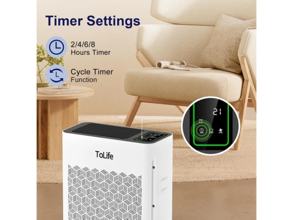 Air Purifier, White — Air Purifier, TEMAGICH