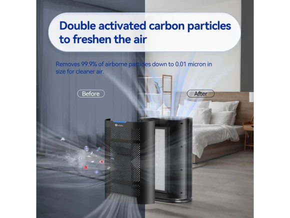 Black Air Purifier — Air Purifier, TEMAGICH