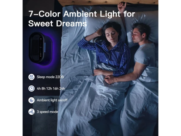 Black Air Purifier — Air Purifier, TEMAGICH