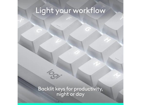 Wireless Mechanical Keyboard, Off-white — Bluetooth Keyboard, Logitech