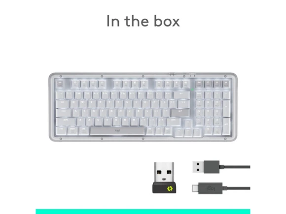 Wireless Mechanical Keyboard, Off-white — Bluetooth Keyboard, Logitech