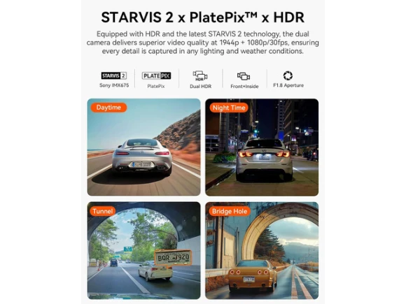 Dual Dash Camera — Dash Cam, VANTRUE