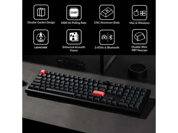 Full-Size Mechanical Keyboard — Bluetooth Keyboard, Keychron